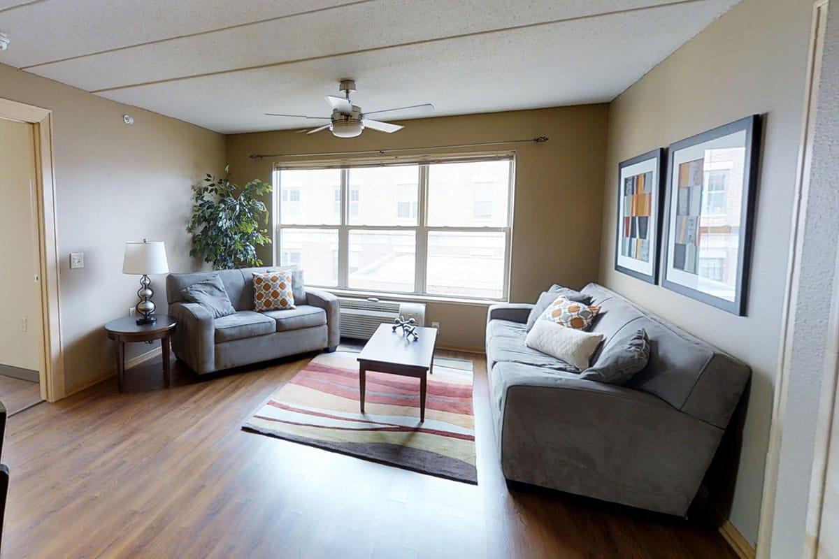 Spacious Living Rooms